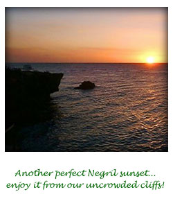 Sunset on the west end of Negril